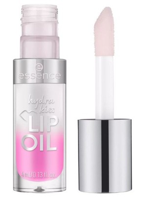 Essence Hydrakiss Lippenöl, pflegender Lippenöl-Gloss 01 Kiss From a Rose 4 ml
