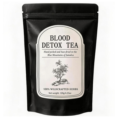 Blood Detox Tea Jamaica Healing Garden, with Guaco, Burdock Root, Oregano, Cinna