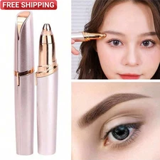 Electric Eyebrow Trimmer Pencil Painless Facial Nose Hair Removal Trimmer Womens