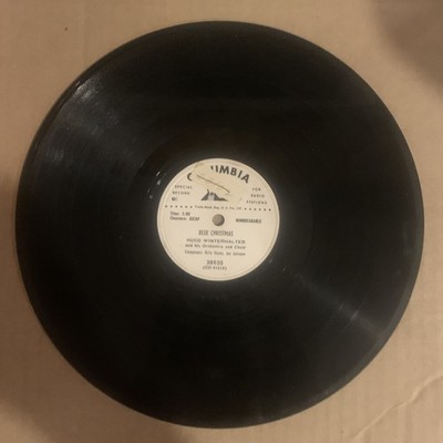 Hugo Winterhalter, 78 rpm, Promo, V+, Blue Christmas, Columbia 38635