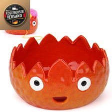 Coopay Keramik Garnschale Flammen 18x10cm Stricken Häkeln