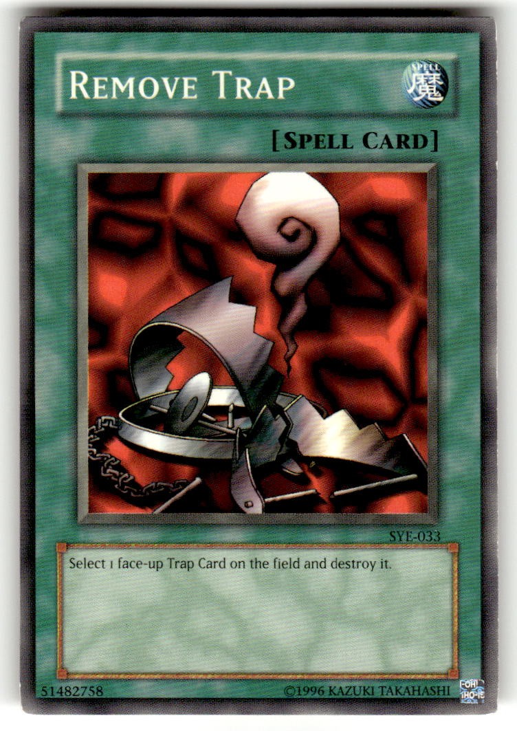 Remove Trap SYE-033 Starter Deck: Yugi Evolution Yu-Gi-Oh NM