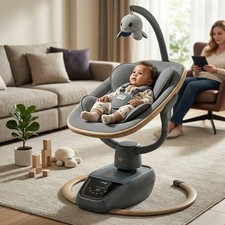 Trimigo Electric Baby Swing for Infant to Toddler,Newborn Infant Swing