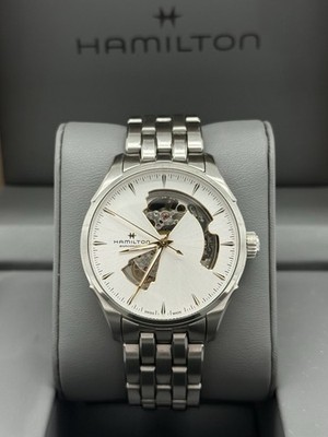 Hamilton Jazzmaster Open Heart Automatic Silver Dial Watch (H326750)