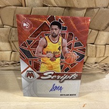 2021-22 Panini Mosaic Scripts Skylar Mays #SC-SKM Red Wave Prizm (AU)