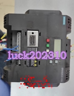 1PC used V20 series frequency converter 6SL3210-5BE25-5UV0 5.5KW #YY