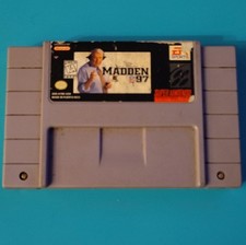 EA SPORTS Madden NFL 97 Super Nintendo SNES Sports NTSC-U/C Game Cartridge