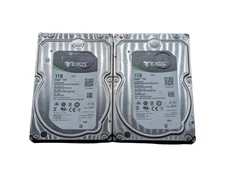LOT OF 2 Seagate EXOS 7E8 1TB SAS Server 3.5" Hard Drive ST1000NM0045