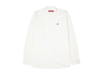 Supreme Small Box Shirt White Denim