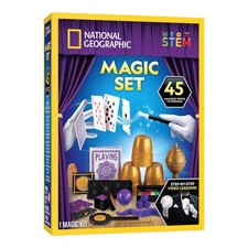 National Geographic Kids Magic Kit with 45 Tricks for Kids Ages 812