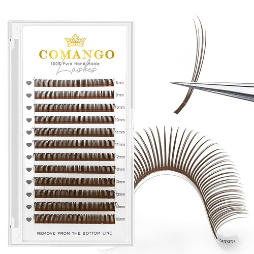 Brown Spikes Lash Extension Natural 5D Flora Eyelash Extensions