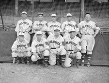 Boston Braves Team 1933 Wally Berger Rabbitt Maranville, Ed Brandt 8x10 PHOTO P