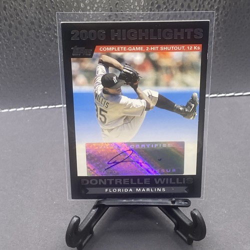 2007 Topps Dontrelle Willis 2006 Highlights Auto Autogramm