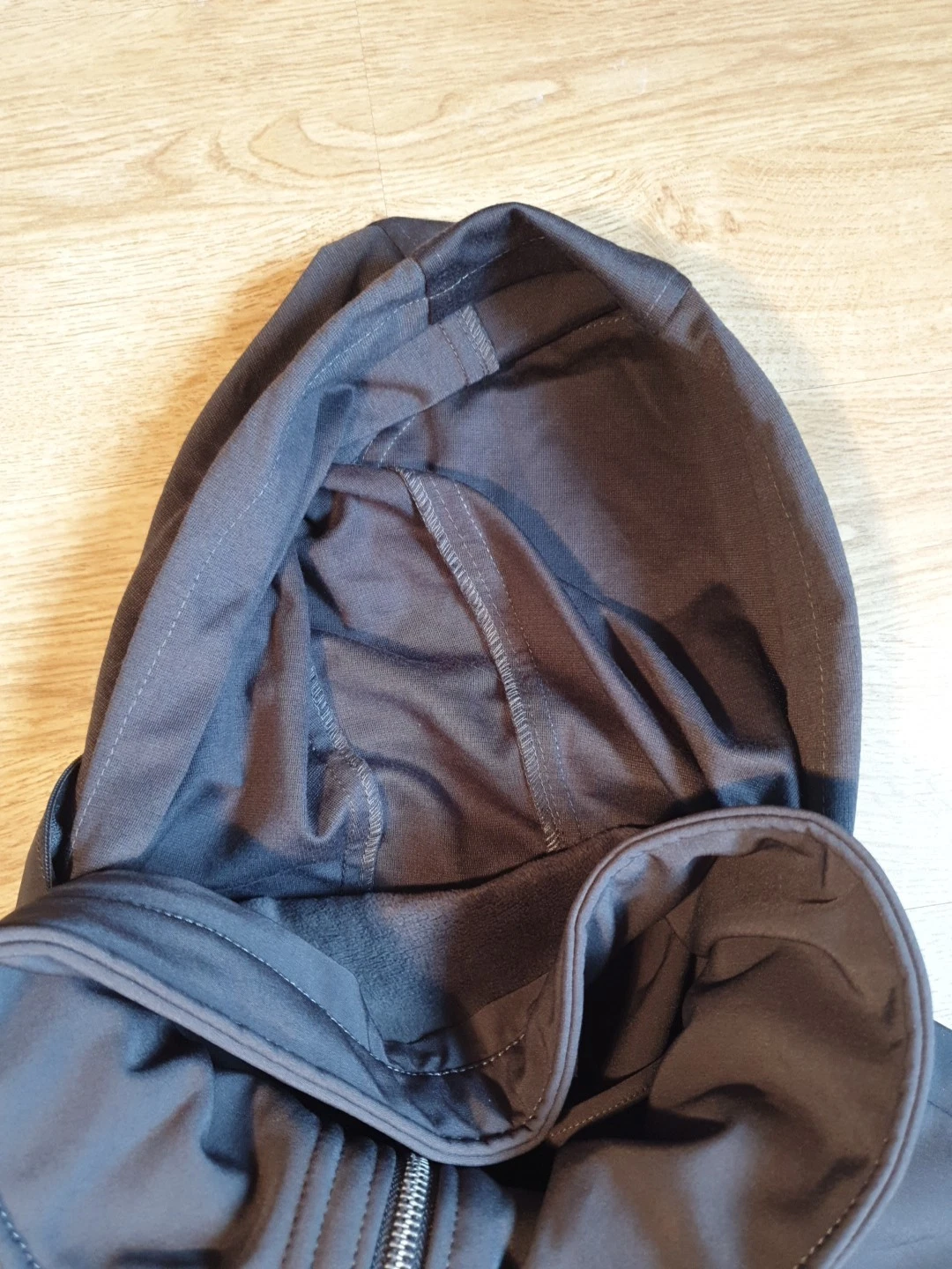 MICHAEL KORS giacca trench donna con cappuccio nascosto grigio taglia XL