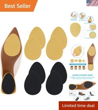 Versatile Non-Slip Shoe Stickers - Durable Silicone Pads for High Heels  More