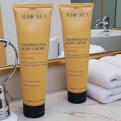 Chogan Aurodhea 2x Körpercreme starker Wärme Effekt Celluite Schlankheitscreme