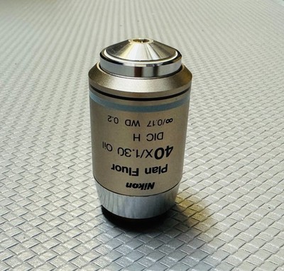 Nikon Plan Fluor 40x/1.30 Oil DIC H/N2 Microscope Objective Lens