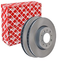 2X FEBI BREMSSCHEIBEN Ø279,8mm VORNE PASSEND FÜR VOLVO 850 940 960 C70 S70 S90
