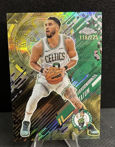 Jayson Tatum [Refractor] #GT-3 2025 Topps Chrome Go Time card