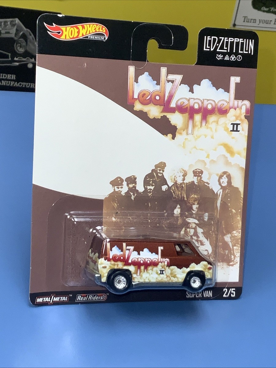 Hot Wheels Led Zeppelin Super Van Die-Cast Car #2/5 Real Riders
