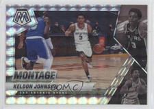 2020-21 Panini Mosaic Montage Mosaic Prizm Keldon Johnson #27 1t9