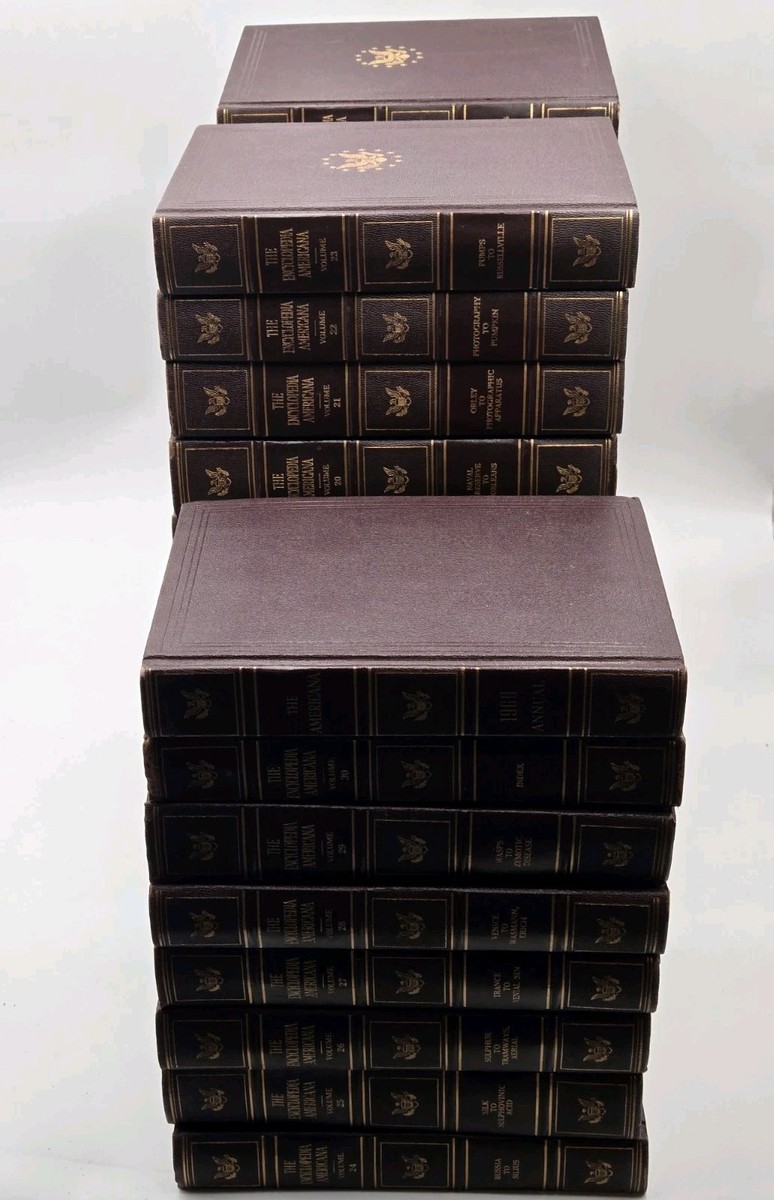 The Encyclopedia Americana 1959 Complete 30 Volume Set Plus