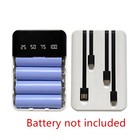 Power Bank Case Shell Charger Battery Box Power Connector For Smartphone k