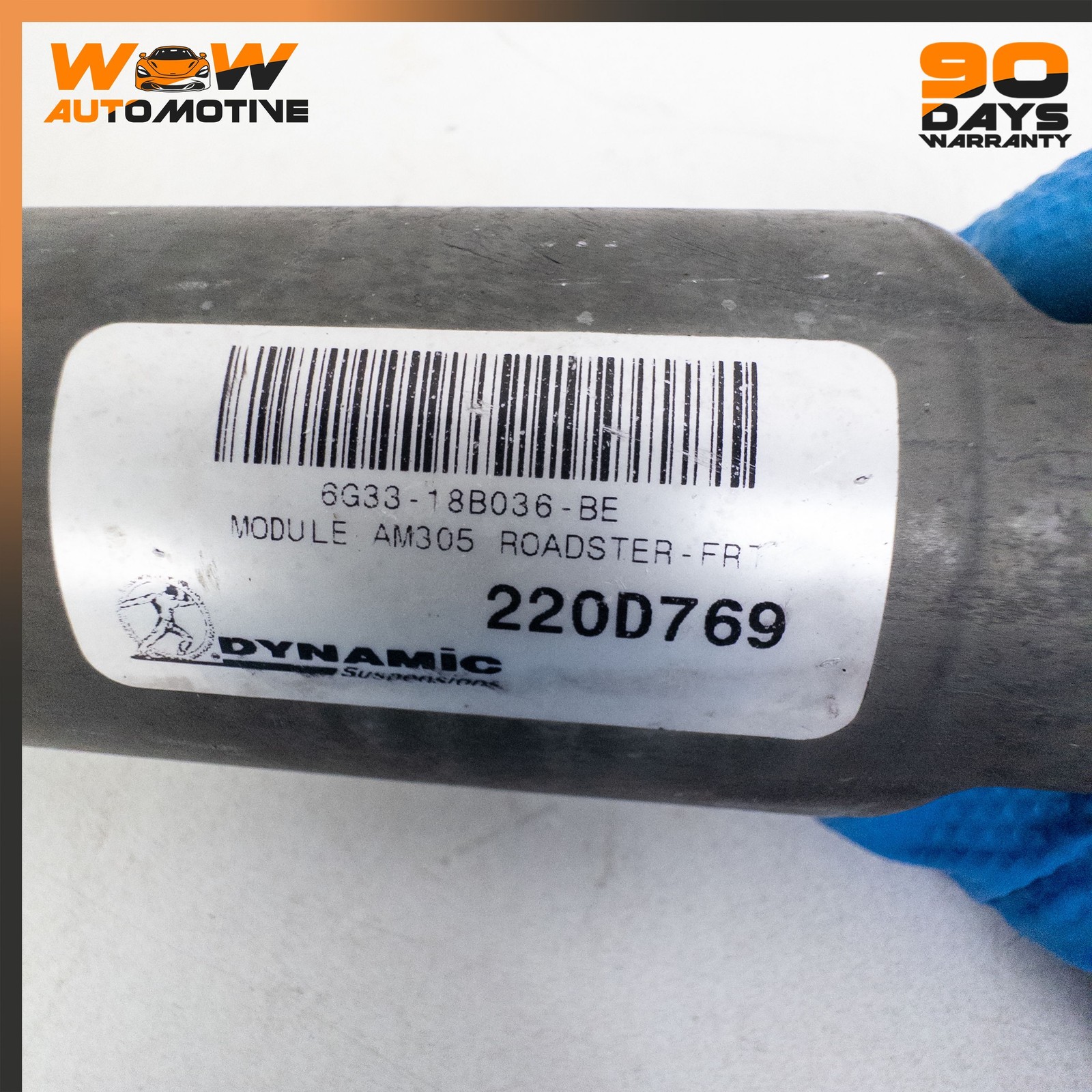 06-16 ASTON MARTIN V8 VANTAGE CONVERTIBLE REAR LEFT SHOCK STRUT ABSORBER OEM