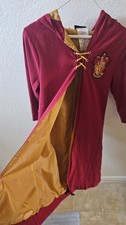 Harry Potter Gryffindor Childs One Size Robe, Deep Red and Gold