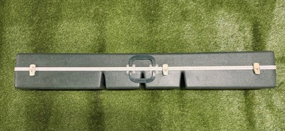 Vintage Fishing Rod Reel Storage Travel Case Box Hard Shell Aluminum 55" US  | eBay
