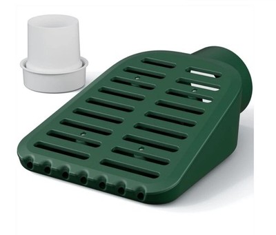4in Yard Drain Emitter for Sump Pump & Downspouts, w/ 3'' 4'' SCH 40 Adapter