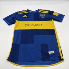 Adidas Aeroready CABJ Betsson Jersey Boys 16Y Blue Yellow Stripe Logo. 49582