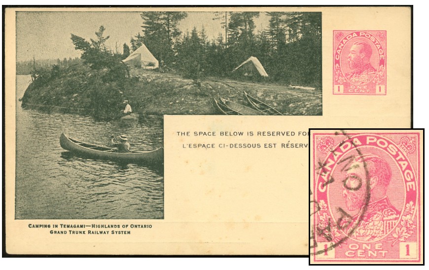 CANADA RWY VIEW CAMPING IN TEMAGAMI UNUSED GTR E15