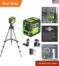 Versatile Green Laser Level with 1M Tripod - Ideal for Home & Professional Use