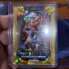 2025 Panini Prizm Draft Picks New Recruits Arch Manning #22 Gold Ice Prizm (RC)