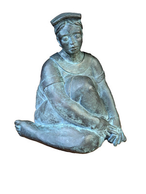 Ernesto Azcarate ''Joven'' bronze sculpture
