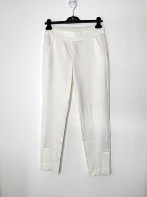 GIZIA Sport Damen Weiß Sporty Hose Gr 36 Ungetragen Neu