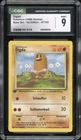 1999 Pokemon GERMAN 1st Edition Base Set Digda-Diglett 47/102 CGC 9 MINT