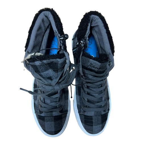 Blowfish Malibu Memphis High Top Lace Up Sneaker Buffalo Print - Picture 3 of 10