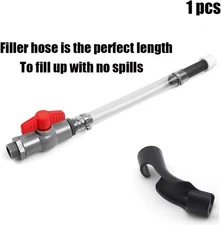 Racing Fuel Jug Hose Rubber Metal Racing Fuel Filler Hose Kits Fits Jegs LC2