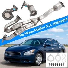 Front & Rear Exhaust Catalytic Converter Set For Nissan Maxima 3.5L 2009-2014