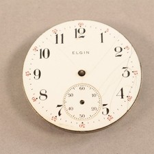 Elgin 16 Size Pocket Watch Movement - For Parts only - RC2333