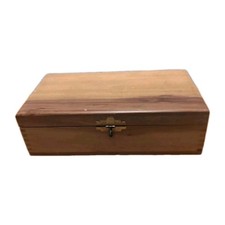 Vintage Nega File Wood Storage Box Photographic Slide Negative Case Dovetail