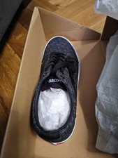 A New VANS Ward Men's Trainers Shoes Size UK 8.5, Crosshatch Black/White.