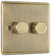 BG Nexus Metal Antique Brass Switches & Sockets Black Inserts Full Range