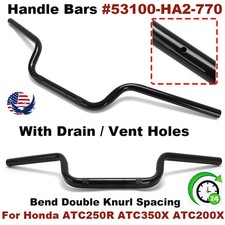 For Honda ATC200X ATC250R ATC350X Repro Handle Bars 53100-HA2-770 Handlebar NOS