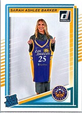 2025 Donruss WNBA #100 Sarah Ashlee Barker Los Angeles Sparks Rookie