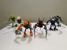 LEGO Bionicle 2008 Matoran FULL SET of 6 (8844-8949) AV Matoran & Shadow Matoran