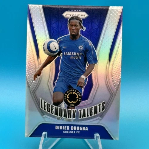 2025 Prizm FIFA Club World Cup Chelsea Didier Drogba Legendary Talent Silver