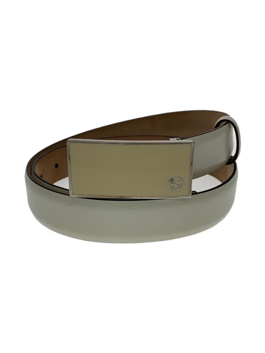 GUCCI Mens Brown Leather Belt for Waist 80-88cm CRM Solid Color 1814754796108534